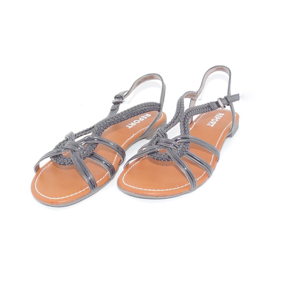 Report Garam Women's Black Sandals Size 7.5